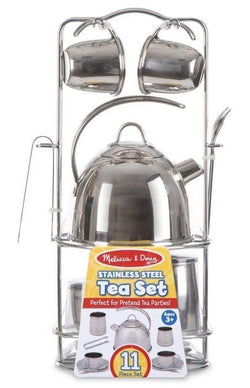 Melissa & Doug Stainless Steel Tea Set