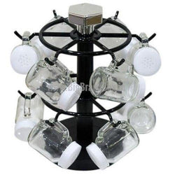 12 Piece Jars Spice Rack Set