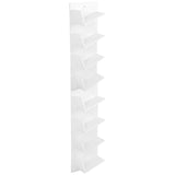 8 Tiers Book Shelves CDs Display Storage Rack Shelf Organization Wall Mounted Books Home Office Decor